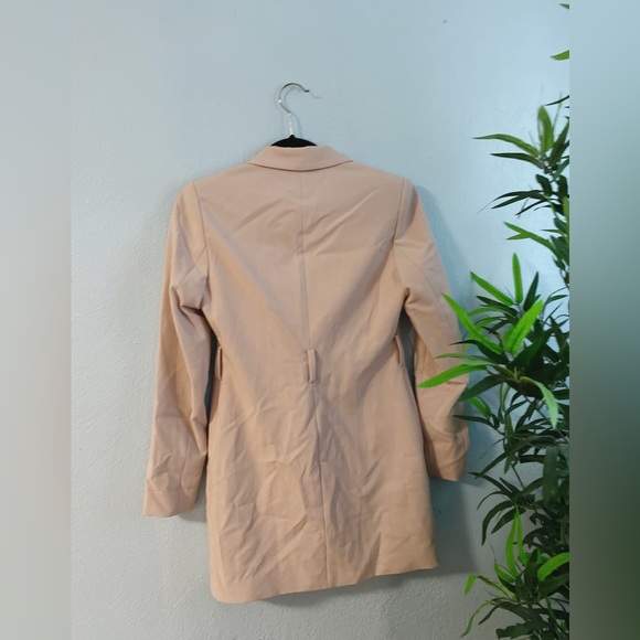 Good American pink blazer button down long sleeve dress - Picture 6 of 7